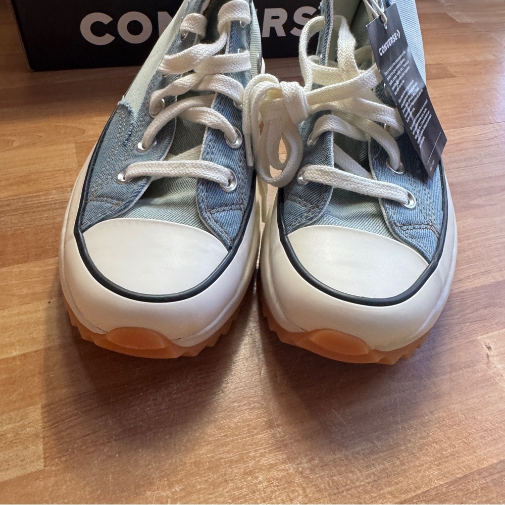 Converse run star hike hi sneakers size 5 men's blue nwt unisex - Picture 3 of 10